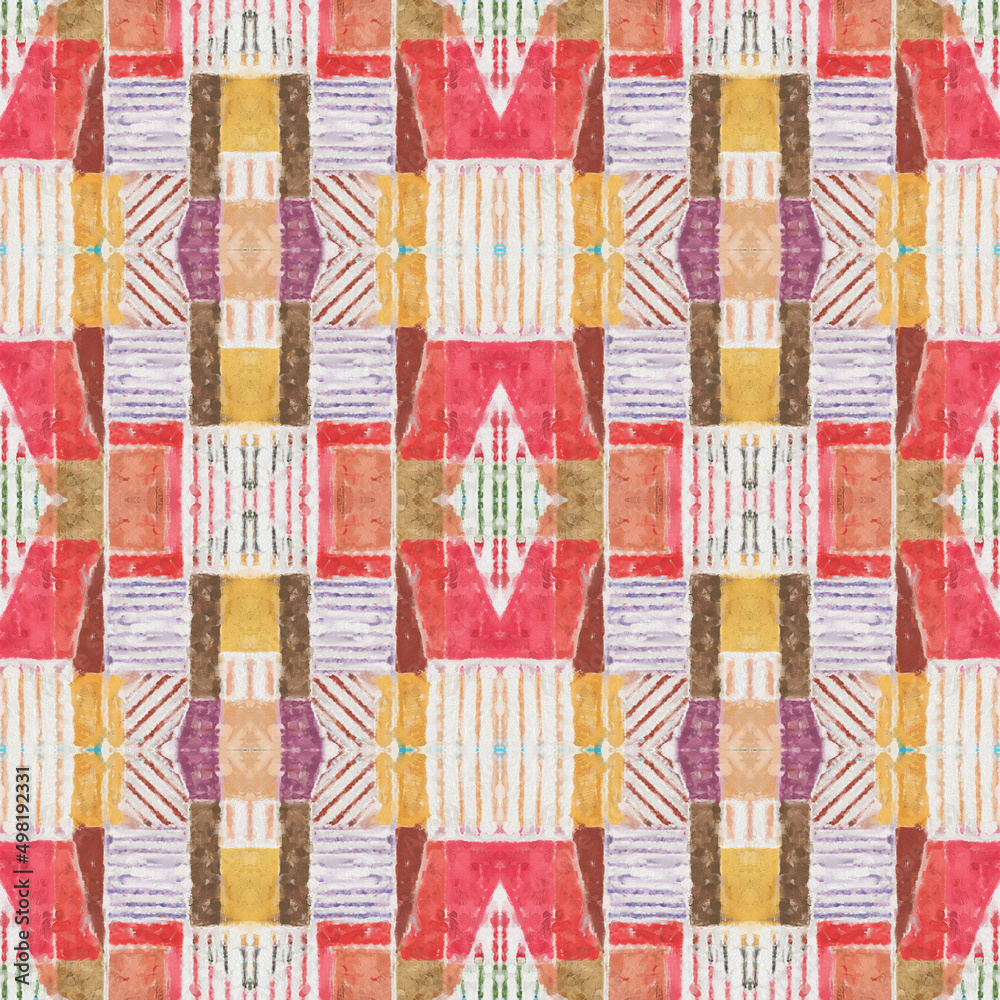 Obraz premium Abstract oil painting texture seamless pattern