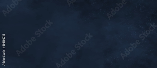 Fotografie, Obraz dark blue smoke background, navy blue watercolor and paper texture
