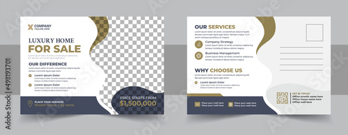 Real estate EDDM postcard template for real estate business