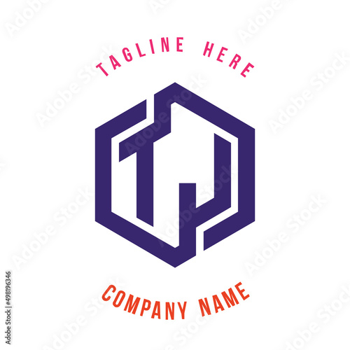 TJ  lettering logo is simple, easy to understand and authoritative