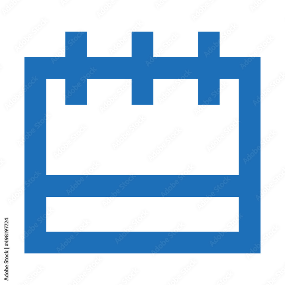 Fototapeta premium ui line icon calendar button