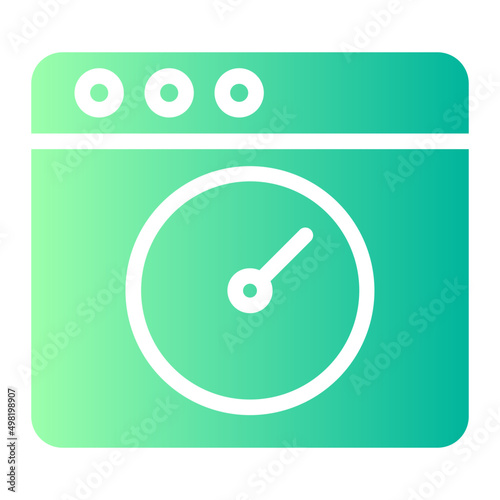 speed test gradient icon