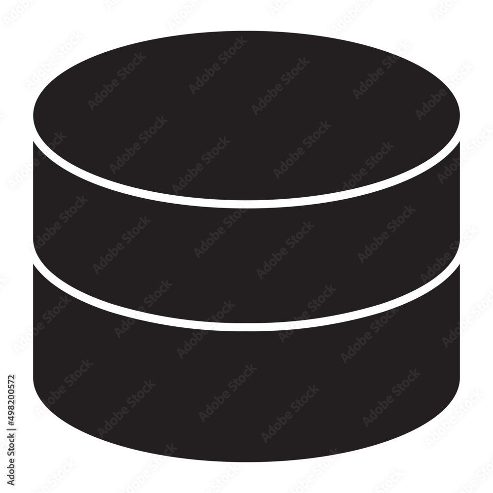 data storage glyph icon data storage glyph icon