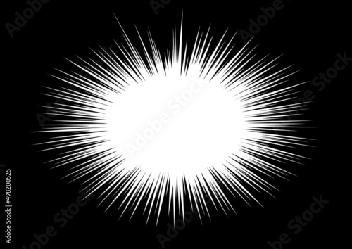 集中線の背景素材