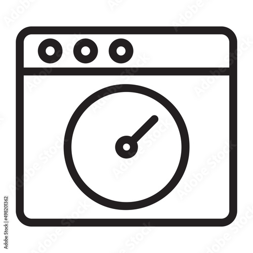 speed test line icon