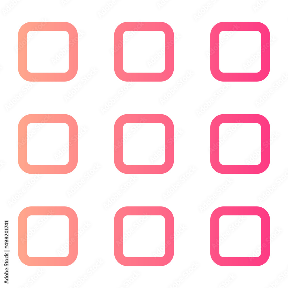 menu gradient icon menu gradient icon