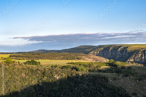 Scenic landscape view of Oribi Gorge Nature Reserve, KwaZulu-Natal, South Africa