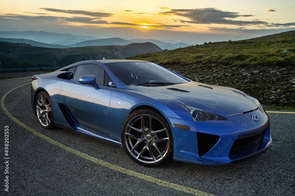 Lexus Lfa Dark Blue