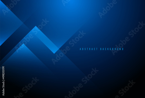 Abstract dark blue background with modern geometric shape graphic elements. Simple shiny square shapes vector design. Suit for poster, banner, flyer, brochure, presentation, corporate, business