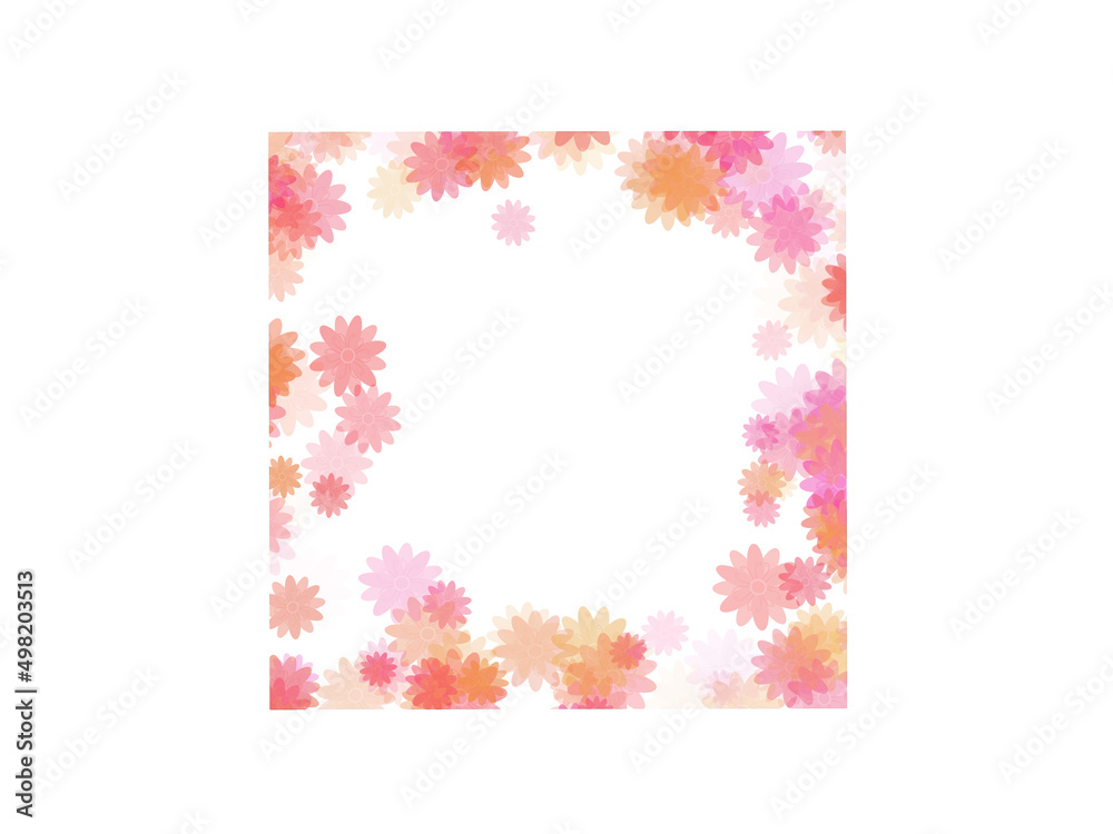 Flowers Frame Background