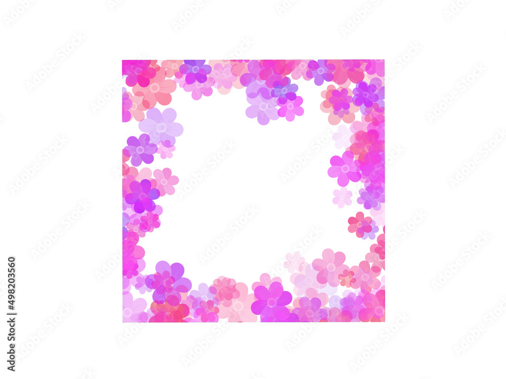 Flower Frame Background