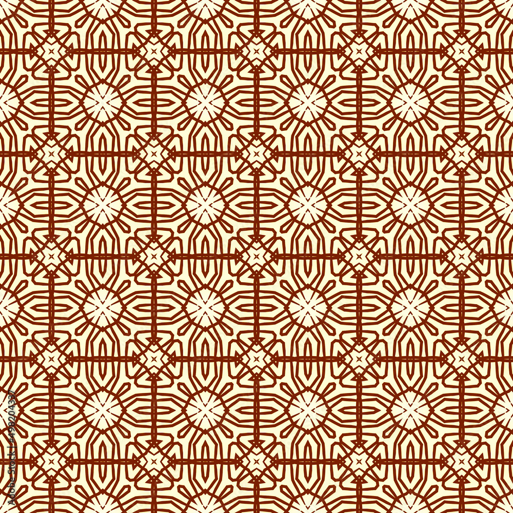 Abstract seamless pattern with various shapes. Geometric pattern for fabric. Textile background. Abstract seamless pattern with various shapes. Geometric pattern for fabric. Textile background.