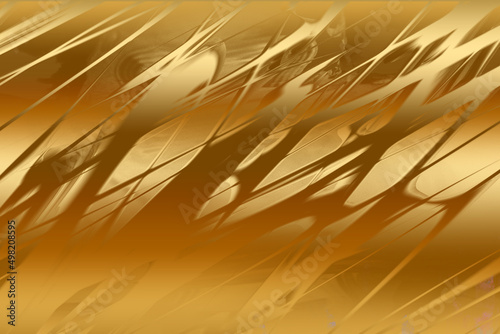 Golden Abstract  decorative paper texture  background  for  artwork  - Illustration