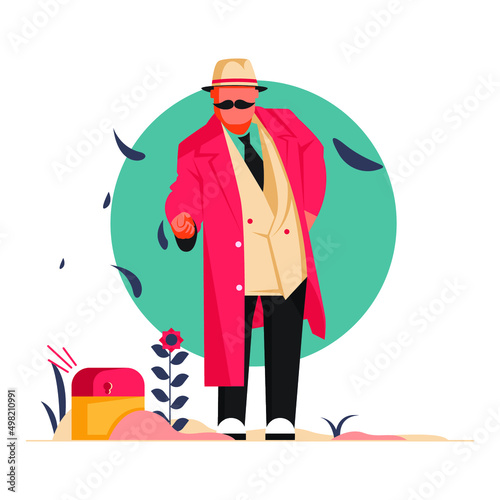 Awesome Best Graphic Flat Illustration