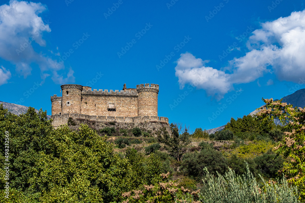 Mombeltran castle in Avila, Castilla y Leon, Spain