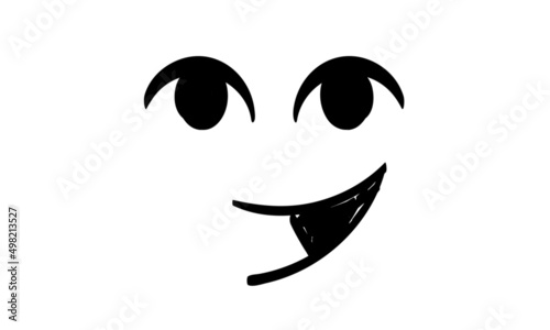 Wallpaper Mural Cute face expressions for print or use as stickers, card, poster or T shirt Torontodigital.ca