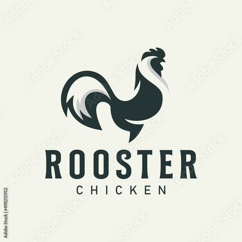 rooster logo black rooster logo simple rooster logo design