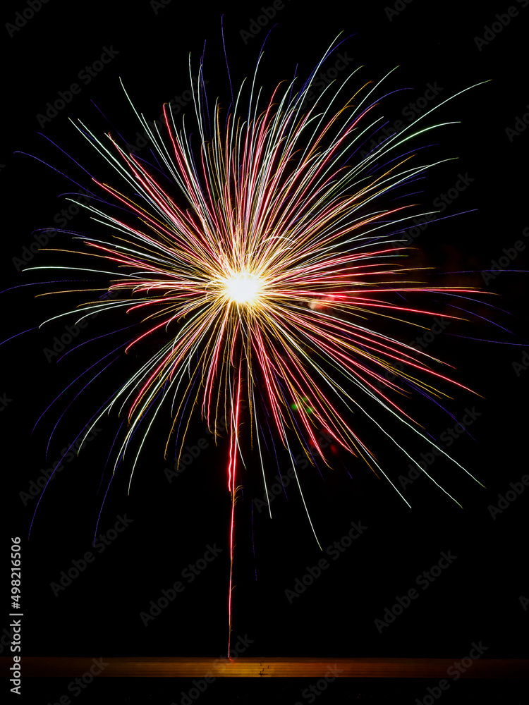 Fireworks and pyrotechnics on National Day Fireworks and pyrotechnics on National Day