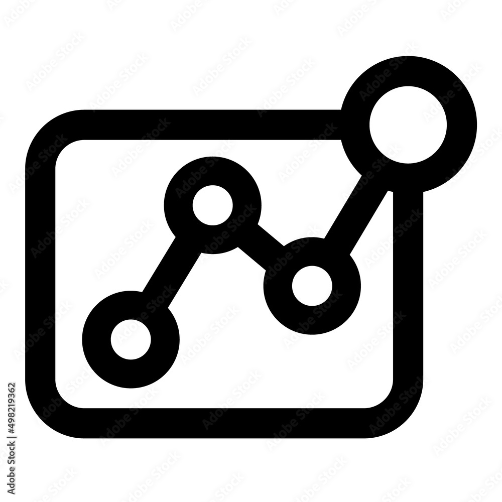 Marketing Graph Flat Icon Isolated On White Background Marketing Graph Flat Icon Isolated On White Background