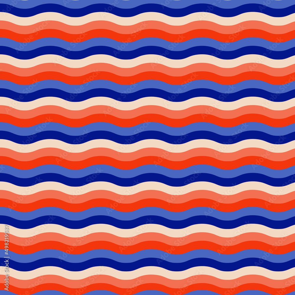 Waves seamless pattern. Summer vector background. Waves seamless pattern. Summer vector background.