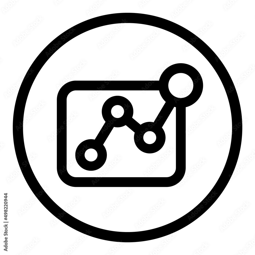 Graph Trade Flat Icon Isolated On White Background Graph Trade Flat Icon Isolated On White Background