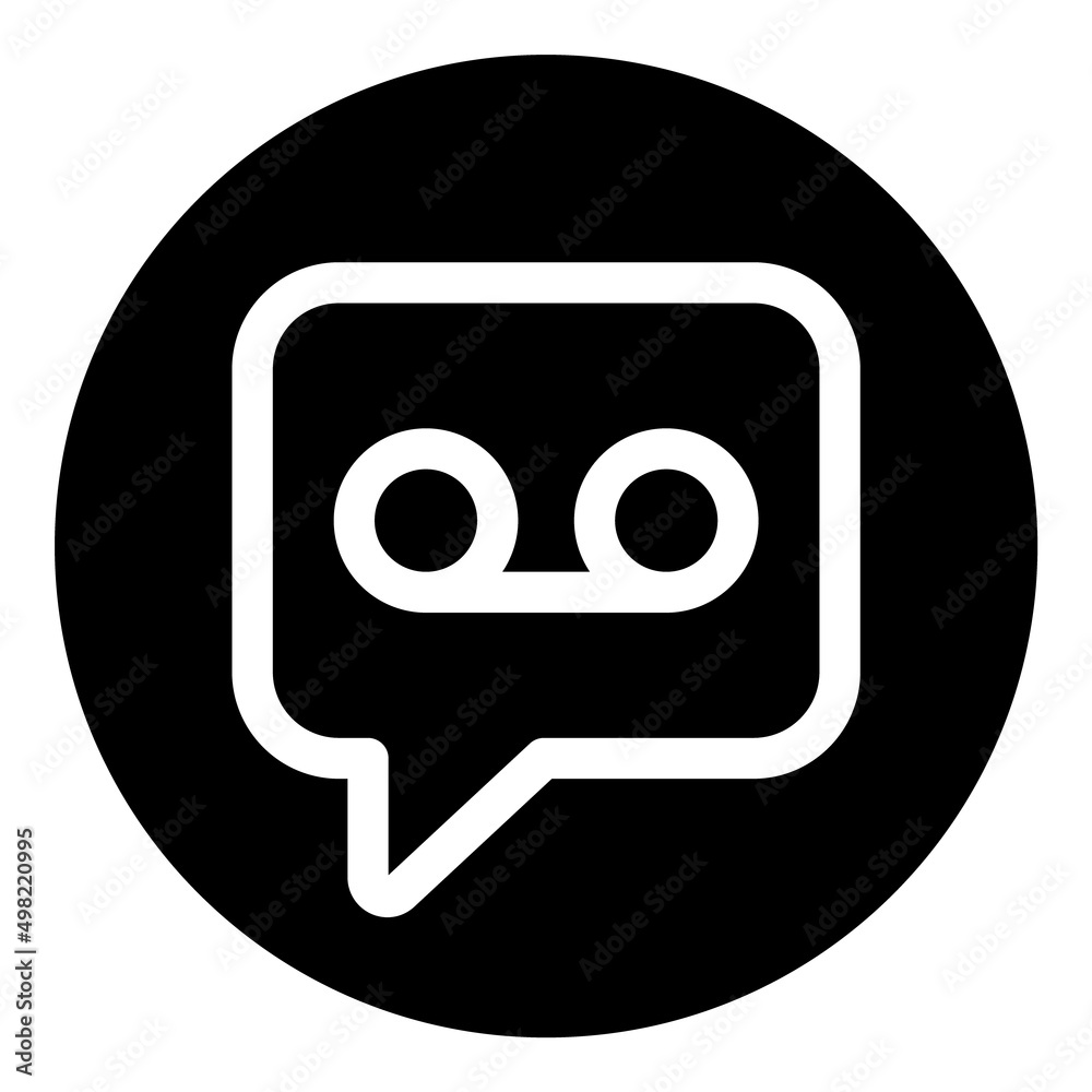 Audio Message Flat Icon Isolated On White Background Audio Message Flat Icon Isolated On White Background