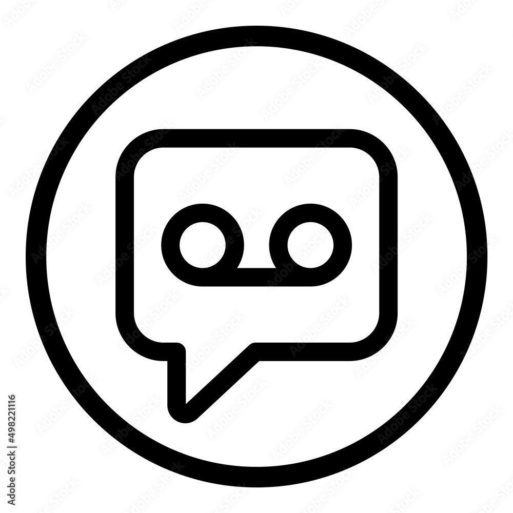 Audio Message Flat Icon Isolated On White Background Audio Message Flat Icon Isolated On White Background