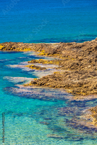 El Dedo Reef, Cabo de Gata-Níjar Natural Park, UNESCO Biosphere Reserve, Hot Desert Climate Region, Almería, Andalucía, Spain, Europe