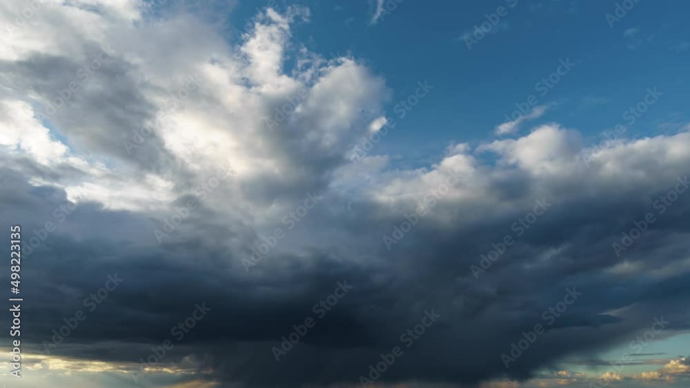background of dark dramatic sky with stormy clouds timelapse before rain or snow, extreme weather
background of dark dramatic sky with stormy clouds timelapse before rain or snow, extreme weather