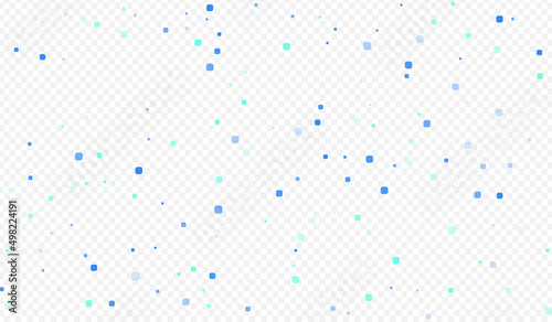 Blue Confetti Independence Vector Transparent