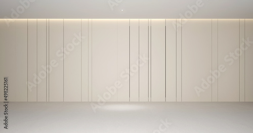 3d rendering interior space with lighting for background.