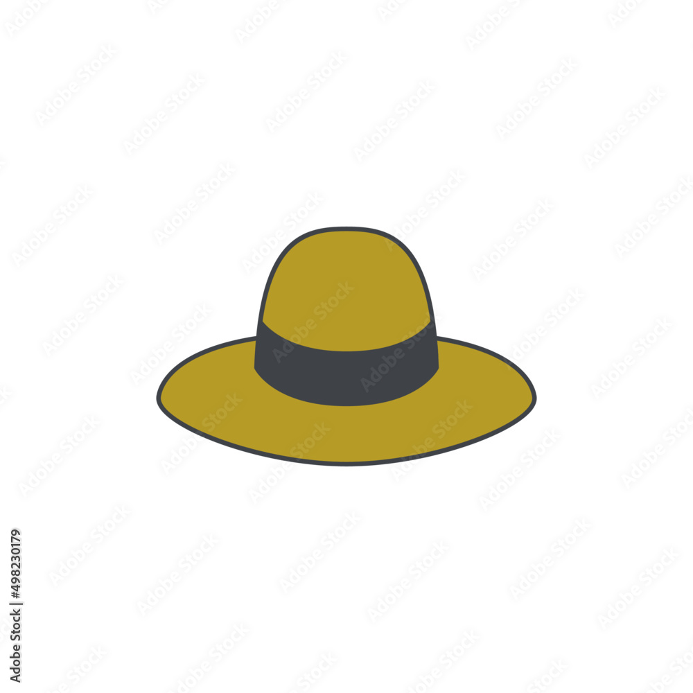 Cap fashion icon in color icon, isolated on white background Cap fashion icon in color icon, isolated on white background