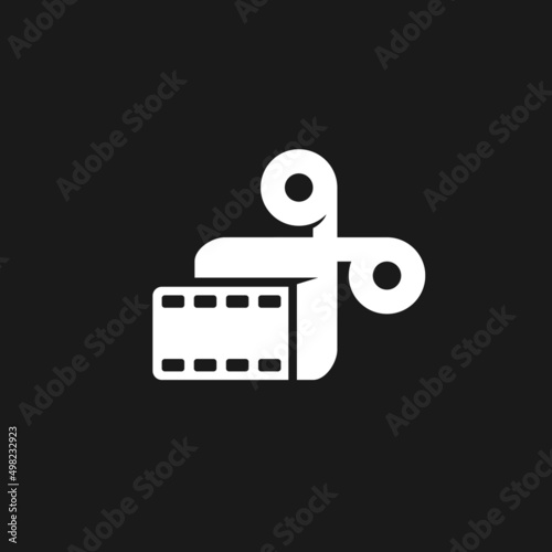 Film cutting logo design