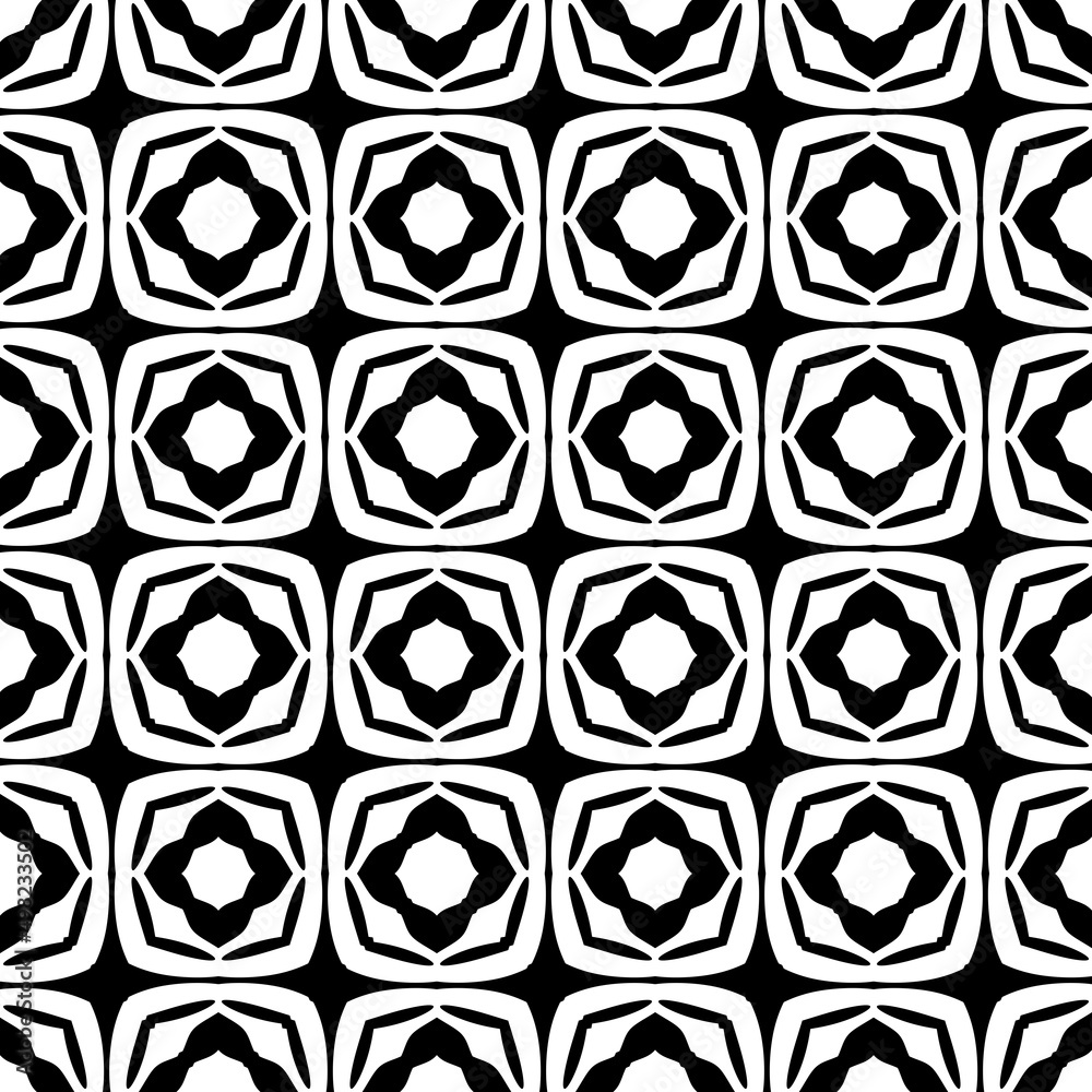 Geometric seamless patterns. Abstract geometric hexagonal textures. Seamless monochrome backgrounds.Endless texture can be used for wallpaper, pattern fills, web page background,surface texture.