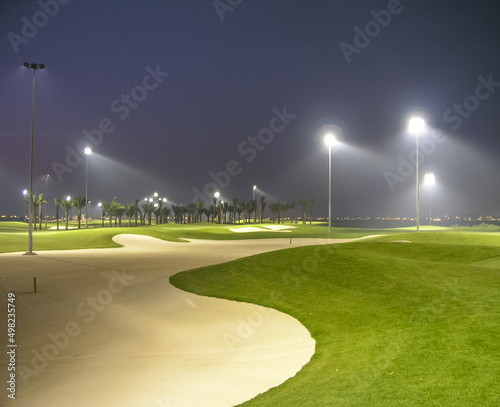 With 11 of the 18 holes meandering around a mangrove reserve, Tower Links Golf Course in Ras Al Khaimah is the premier golf course in the northern emirates of the UAE. photo