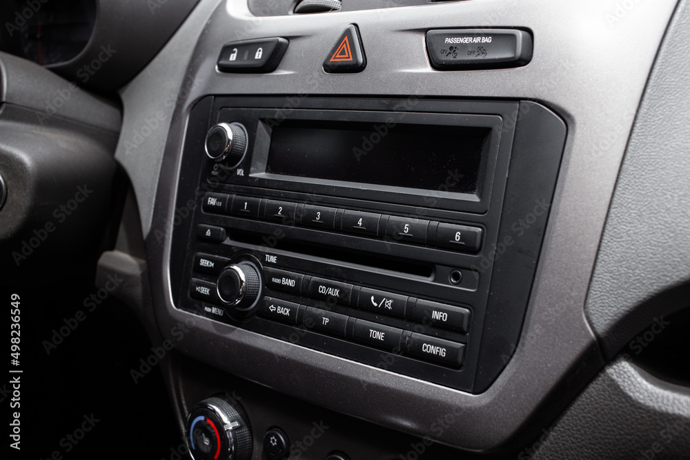 Car interior buttons, switches, seat belt Car interior buttons, switches, seat belt