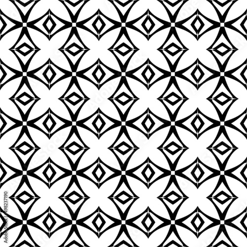 Abstract vintage geometric wallpaper pattern seamless background.Modern scandinavian style.Abstract classical background in black and white color.abstract texture, monochrome fashion design.