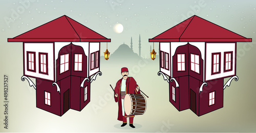 ramadan drummers, drum, Ramadan, Ramazan Davulcusu, Ottoman, playing drum,islamic, muslim, ramadan kareem, ramadan drummer, sufi