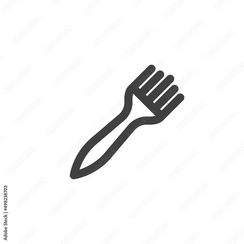 Pastry brush line icon Pastry brush line icon
