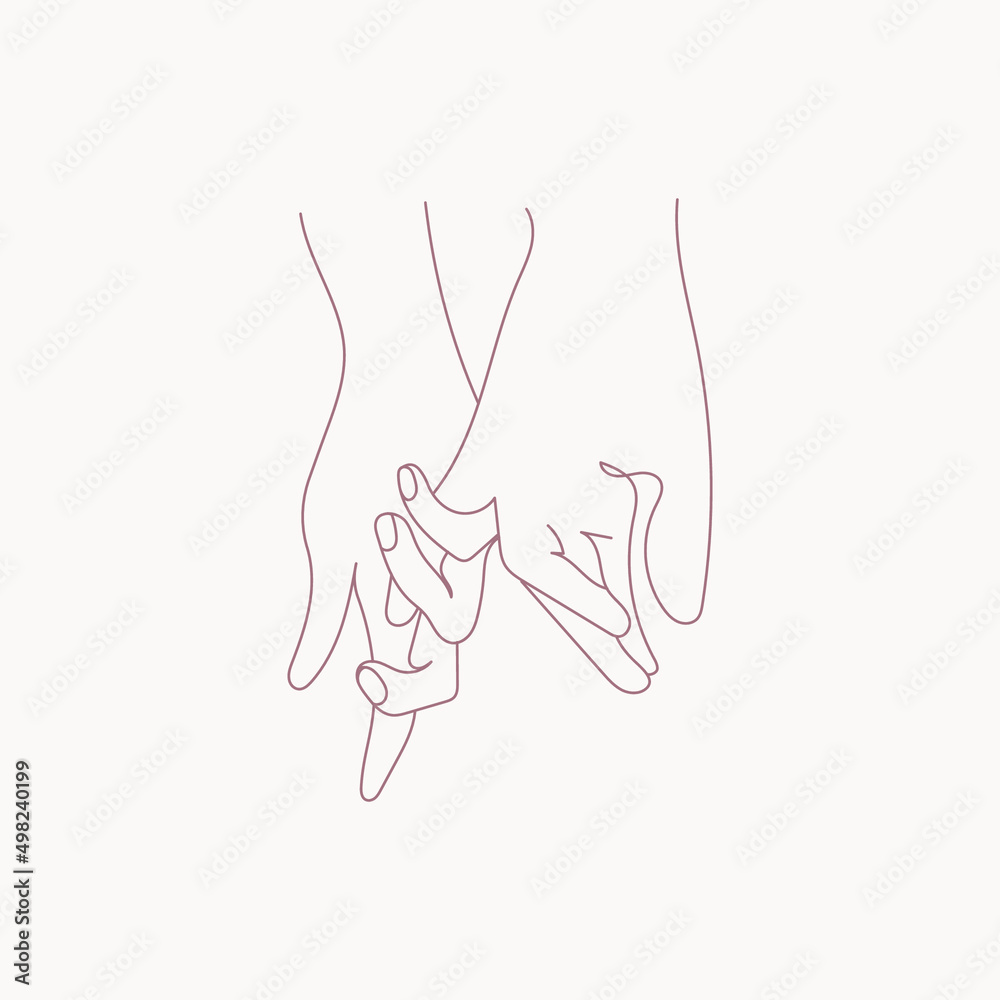 Continuous Line Drawing of Hands Couple Trendy Minimalist Prints Set for Wall Art Design. Vector EPS 10. Line art in a trendy minimalist style. Continuous Line Drawing of Hands Couple Trendy Minimalist Prints Set for Wall Art Design. Vector EPS 10. Line art in a trendy minimalist style.
