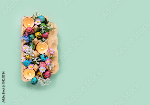 Foto Beautiful Easter composition