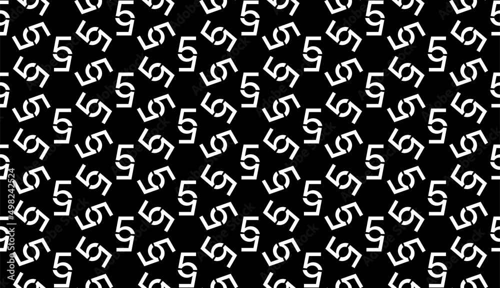 Abstract geometric pattern with crossing thin straight lines. Stylish texture in Black color. Seamless linear pattern.Seamless geometric ornament based on traditional islamic art.Geometric pattern.