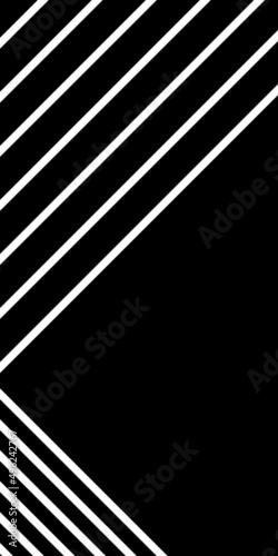 Tileable plain thin Black color pinstripe template in artistic simple classic crimson print style on beige fond. Repetition of modern motley bold strips. Close-up detail view with space for text