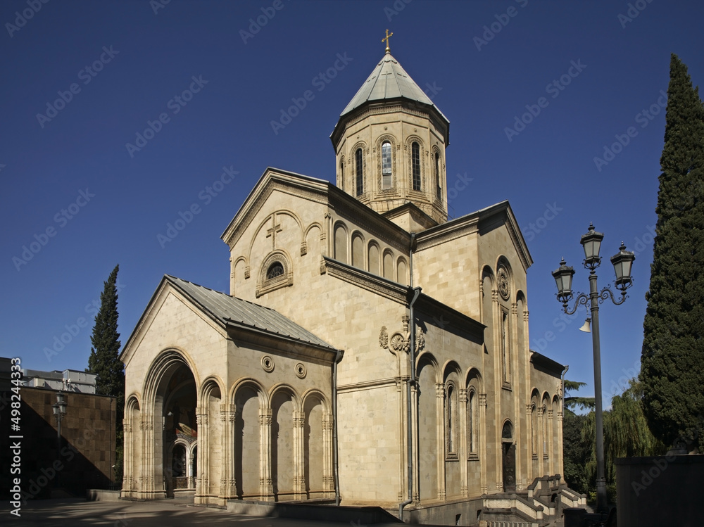 Kashveti church (St. George) in Tbilisi. Georgia