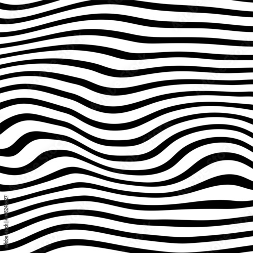 Abstract Black and White Geometric Stripes.hypnosis spiral.Seamless Black and white stripes background.seamless wave line patterns