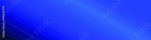 Glowing lines on gradient blue background. Vector template banner.