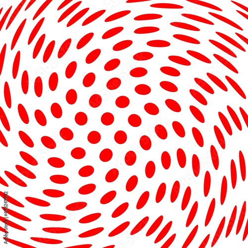 Abstract Red Halftone pattern. Halftone background. Halftone texture.