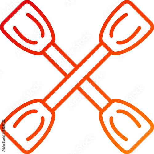 Paddles Icon Style