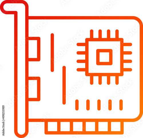 Network Interface Card Icon Style