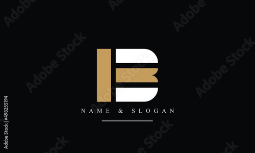 TB, BT, T, B abstract letters logo monogram